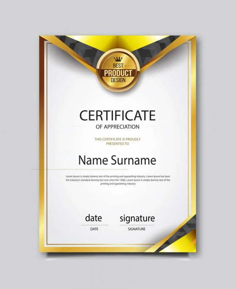 Náhled certifikátu 4