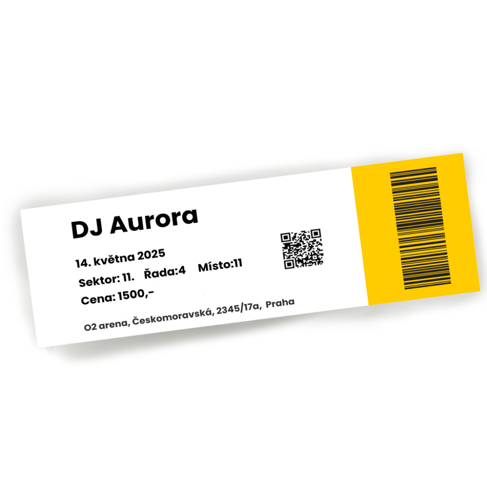 Vstupenka obrázek 2