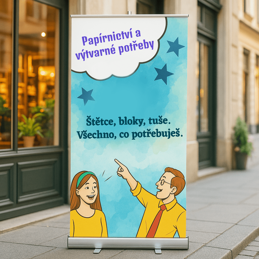 Roll-up banner s vlastním potiskem