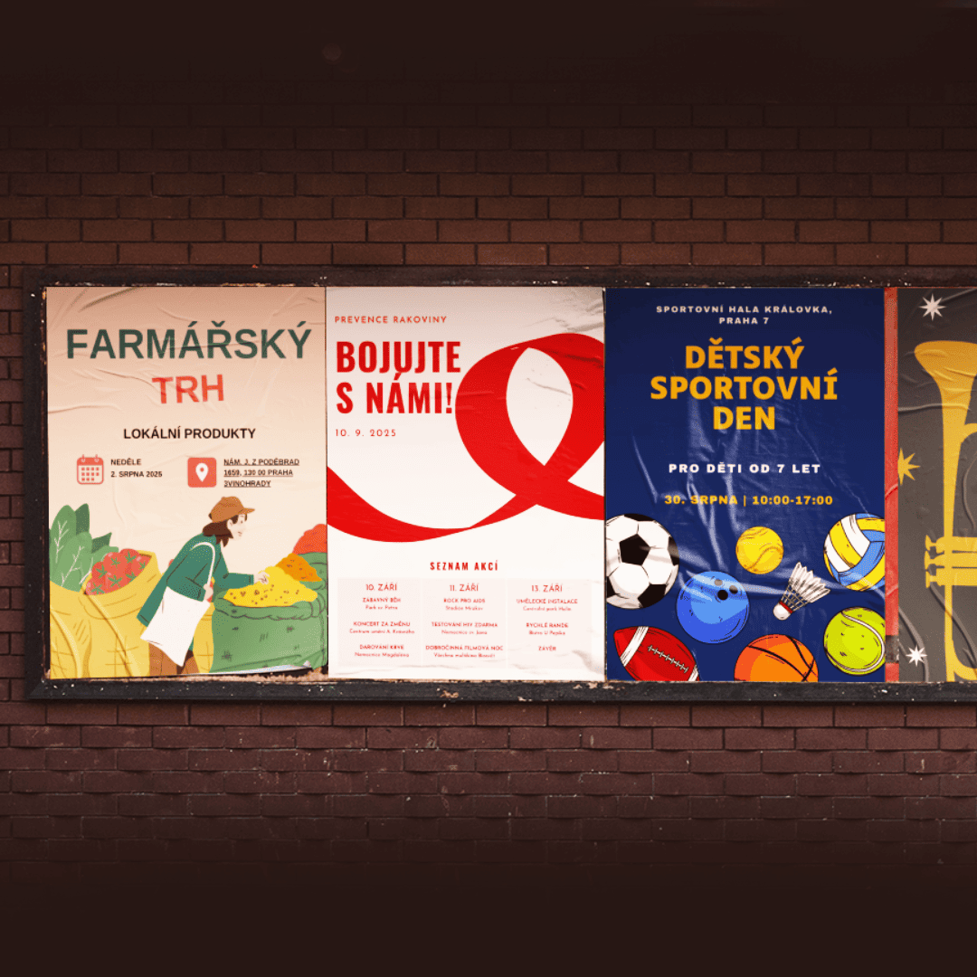 Plakát pro citylight vitrínu