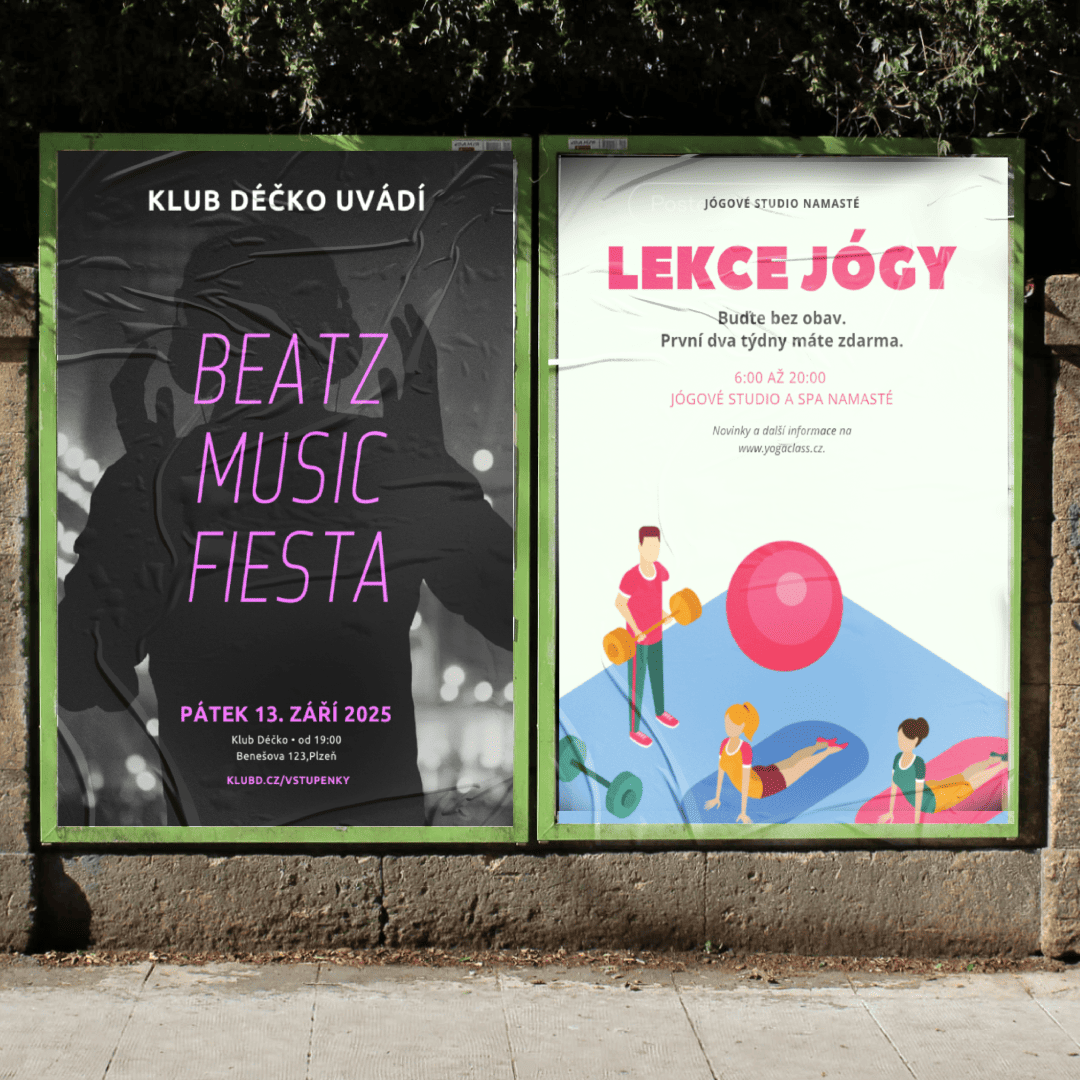 Plakát pro výlepové plochy